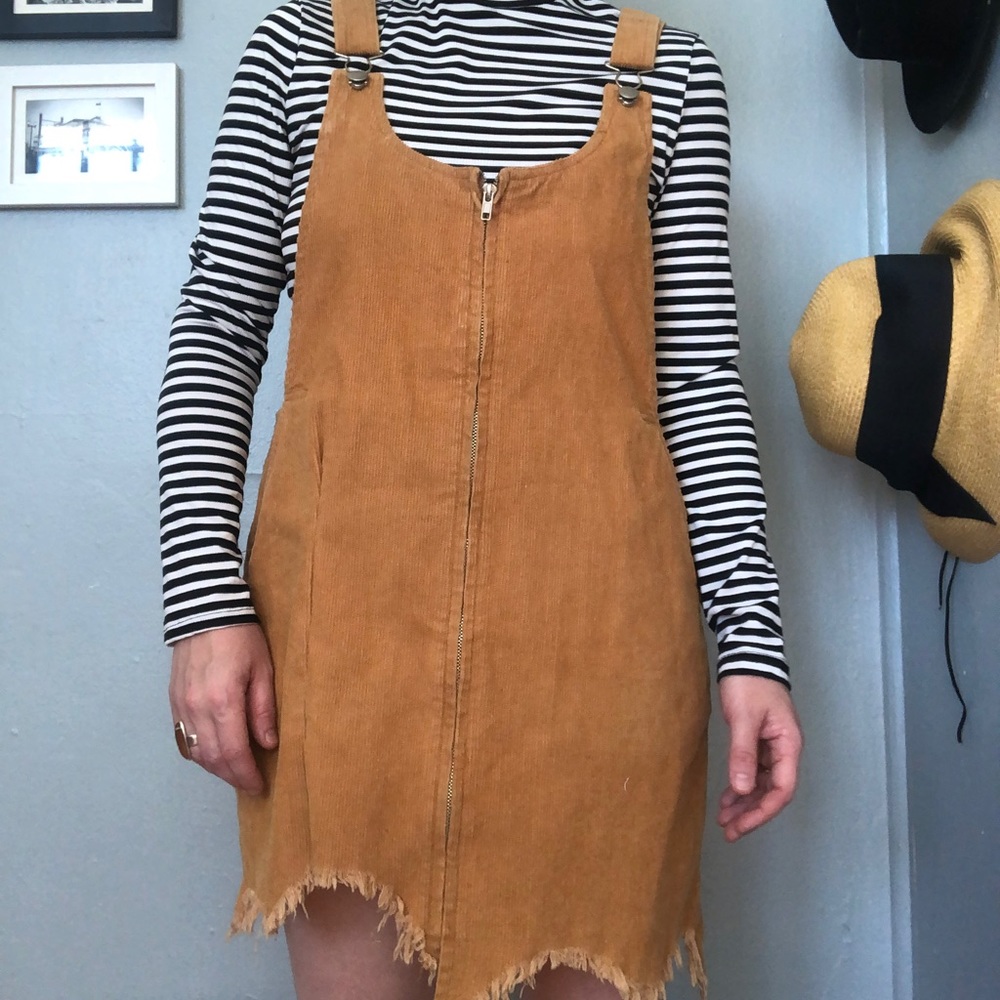 Raw Edge Corduroy Jumper
